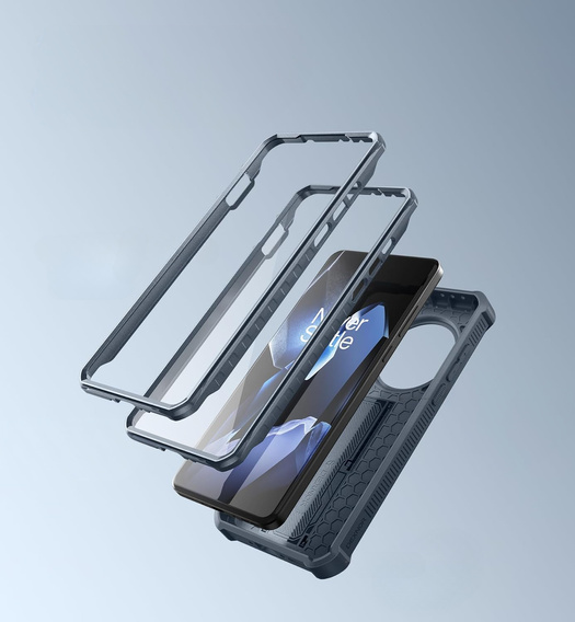 Θωρακισμένη θήκη για OnePlus 13, Dexnor Full Body (Two Frames), μπλε