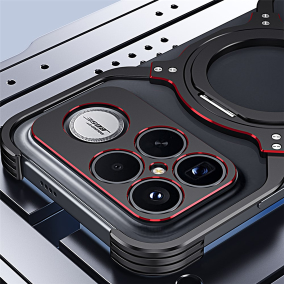 Μεταλλική θήκη με μαγνήτη και βάση για Xiaomi Poco F8 Ultra