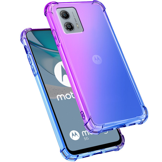 θήκη για το Motorola Moto G53 5G, Gradient Dropproof, Μωβ / μπλε