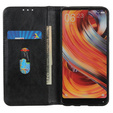 Θήκη για Samsung Galaxy A56, Wallet Litchi Leather, μαύρη