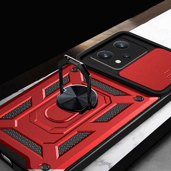 Θήκη για Realme 9 Pro / OnePlus Nord CE 2 Lite 5G, CamShield Slide, κόκκινο