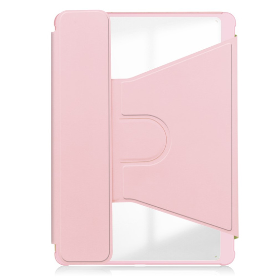 Θήκη πληκτρολογίου για Samsung Galaxy Tab S9, Rotary 360° Leather, ροζ rose gold