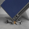 Θήκη για Samsung Galaxy Tab S9 FE+ Plus, Smartcase με χώρο για γραφίδα, σκούρο μπλε