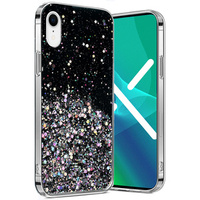 Θήκη για iPhone XR, Glittery, μαύρη