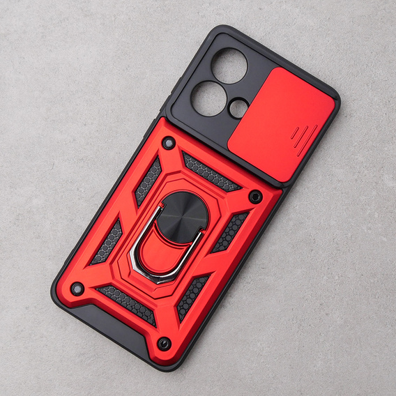 Θήκη για Motorola Edge 40 Neo, CamShield Slide, κόκκινο