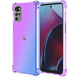 θήκη για το Motorola Moto G22, Gradient Dropproof, Μωβ / μπλε