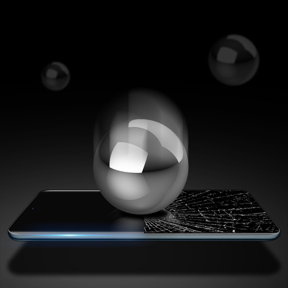 Μετριασμένο γυαλί για Motorola Edge 50 Fusion 5G, Dux Ducis πλήρη οθόνη, μαύρο πλαίσιο