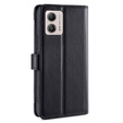 Θήκη με πτερύγιο για Motorola Moto G53 5G/ G23 4G/ G13 4G, Wallet Zipper Pocket, μαύρη