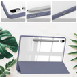 Θήκη για Samsung Galaxy Tab S10 FE+ Plus, Smartcase Hybrid, με χώρο για γραφίδα, μωβ