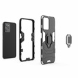 Θήκη για Realme C35, Kickstand Ring, μαύρη