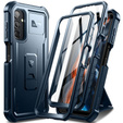 Θωρακισμένη θήκη για Samsung Galaxy A25 5G, Dexnor Full Body (Two Frames), σκούρο μπλε