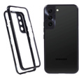 Μαγνητική θήκη MagSafe Dual Glass για Samsung Galaxy S22, μαύρη