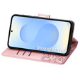 Θήκη με πτερύγιο για Samsung Galaxy S25 FE, Butterfly, ροζ rose gold
