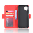 Θήκη με πτερύγιο για Huawei P40 Lite, Card Slot, κόκκινη
