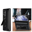 Δερμάτινη θήκη Leather+PC με βάση, γυαλί και γραφίδα για Samsung Galaxy Z Fold6 5G