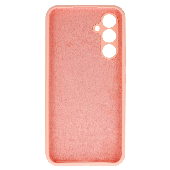 Η θήκη για Samsung Galaxy A54 5G, Silicone Lite, ροζ + γυαλί 9H
