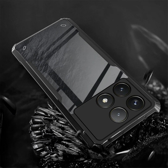 Θήκη για Xiaomi Poco F6 Pro, AntiDrop Hybrid, μαύρη