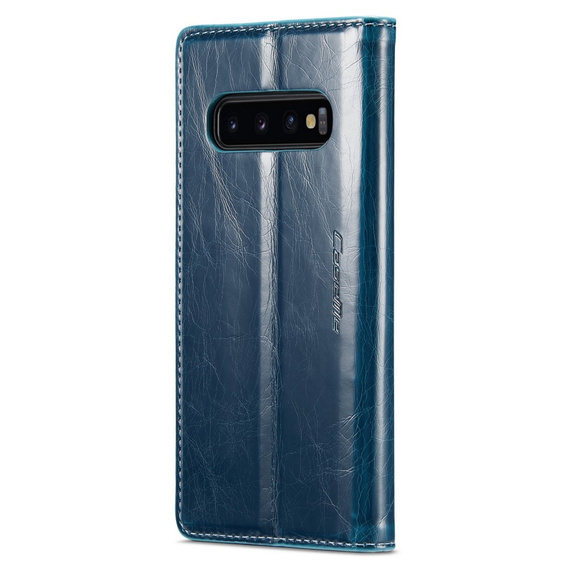 θήκη CASEME για Samsung Galaxy S10+ Plus, Waxy Textured, μπλε