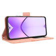Θήκη με πτερύγιο για Oppo A80, Card Slot, ροζ