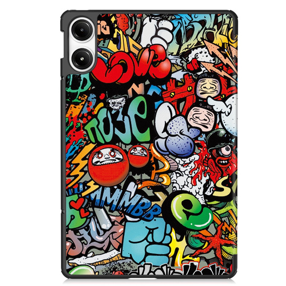 Θήκη για Xiaomi Redmi Pad Pro / Xiaomi Poco Pad, Smartcase, graffiti
