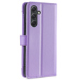 Θήκη με πτερύγιο για Samsung Galaxy A54 5G, Wallet Zipper Pocket, μωβ