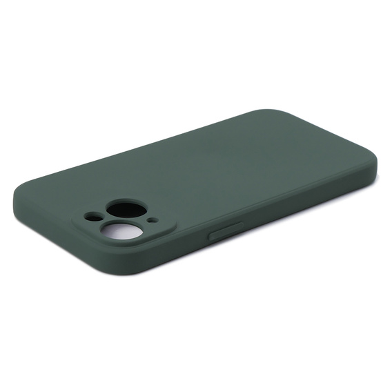 Θήκη για iPhone 15, Silicone Lite, σκούρα πράσινη