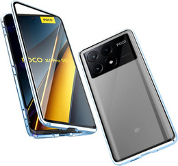 Θήκη για Xiaomi Poco F6 Pro, Frame Case, μπλε