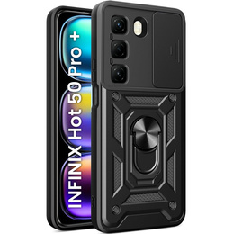 Θήκη για Infinix Hot 50 Pro+ 4G, CamShield Slide, μαύρη