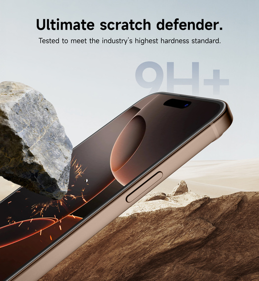 2x SURITCH γυαλί για iPhone 16 Pro Max