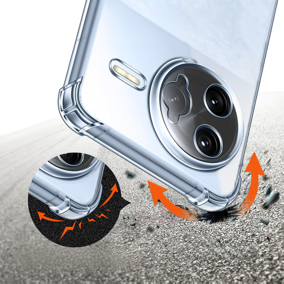 Θήκη για Xiaomi Poco F7 Ultra, Dropproof, διαφανής