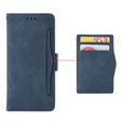 Θήκη με πτερύγιο για Realme 14 Pro 5G, Card Slot, σκούρο μπλε