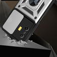Θήκη για Xiaomi Poco F4 GT, CamShield Slide, ασημένιο