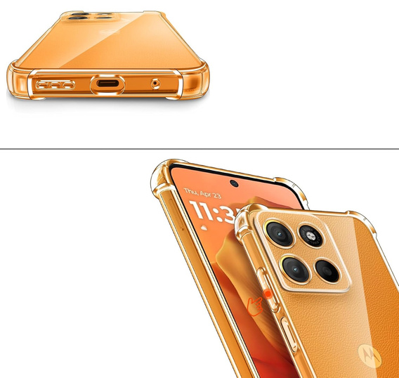 Θήκη για Motorola Moto G15 / Motorola Moto G15 Power, Dropproof, διαφανής