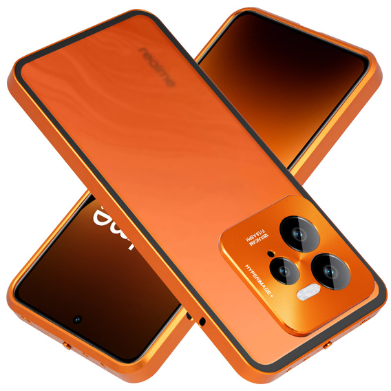Θήκη για Realme GT 7 Pro, Frame Case, πορτοκαλί