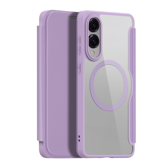 Dux Ducis Θήκη για Samsung Galaxy S25 Edge, Skin X Pro, MagSafe, μωβ