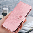 Θήκη με πτερύγιο για Samsung Galaxy A54 5G, Mandala Flower, ροζ rose gold