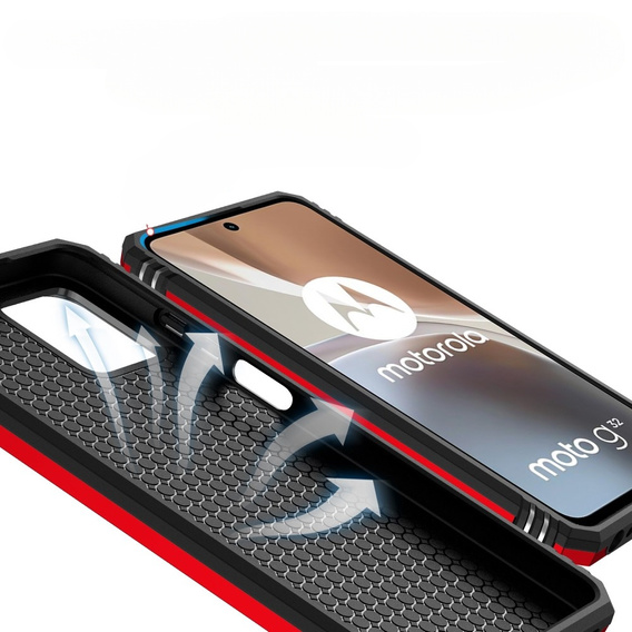 Θήκη για Motorola Moto G32, CamShield Slide, κόκκινο