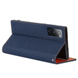 Δερμάτινη θήκη για Samsung Galaxy S20 FE, ERBORD Grain Leather, σκούρο μπλε