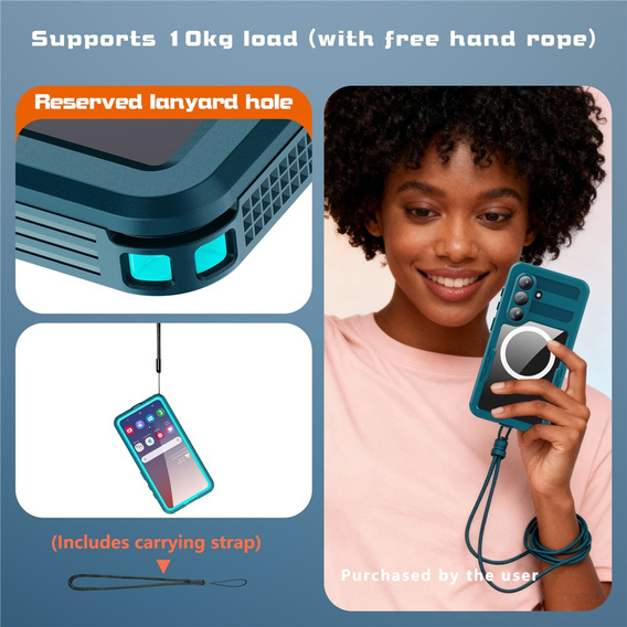 REDPEPPER αδιάβροχη θήκη για Samsung Galaxy S26, μπλε