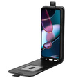 Θήκη με πτερύγιο για Motorola Edge 30 5G, Flip, μαύρη