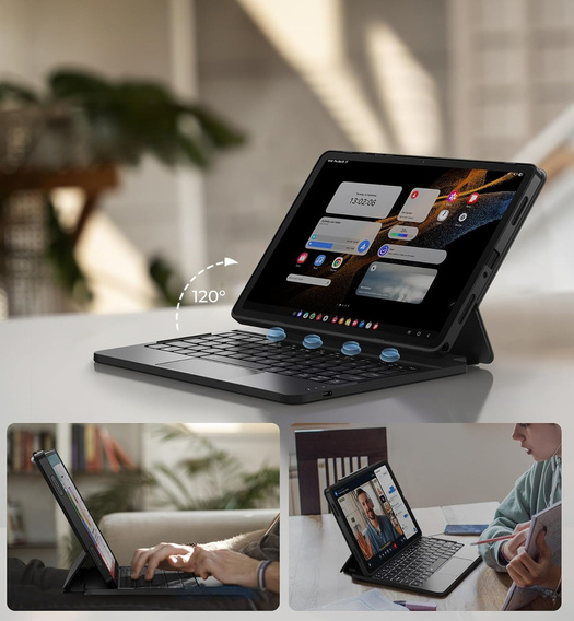 Μαγνητική θήκη Dexnor με πληκτρολόγιο και επιφάνεια αφής για Samsung Galaxy Tab A9+