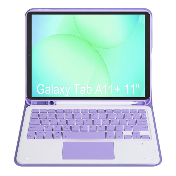 Θήκη με πληκτρολόγιο Bluetooth και touchpad για Samsung Galaxy Tab A11+