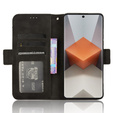 Θήκη με πτερύγιο για Xiaomi Redmi Note 13 Pro+, Card Slot, μαύρη