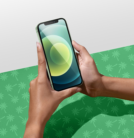 5D Full Glue Smart Palm σκληρυμένο γυαλί για iPhone 12/12 Pro