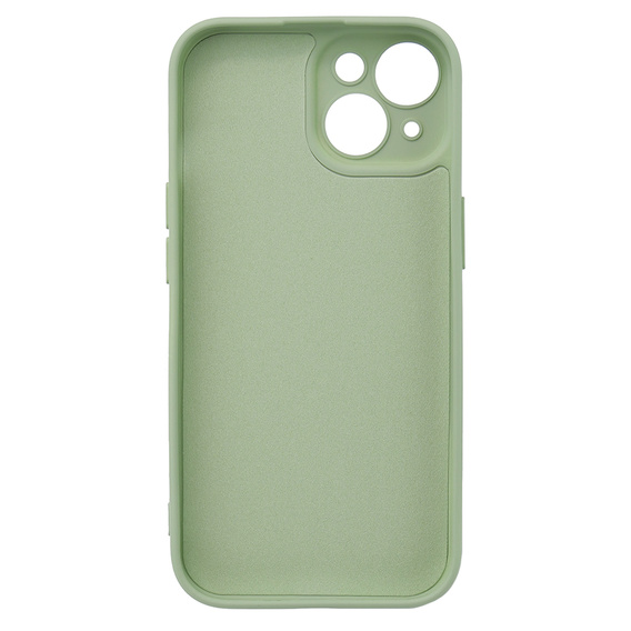 Θήκη για iPhone 15 Plus, Silicone Lite, πράσινη