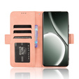 Θήκη με πτερύγιο για Realme GT 6 / 6T, Card Slot, ροζ