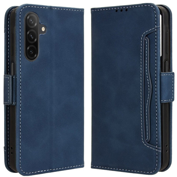 Θήκη με πτερύγιο για Samsung Galaxy A26, Card Slot, σκούρο μπλε
