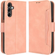 Θήκη με πτερύγιο για Samsung Galaxy M34, Card Slot, ροζ