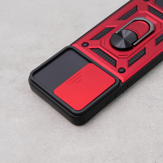 Θήκη για Oppo A78 4G, CamShield Slide, κόκκινο