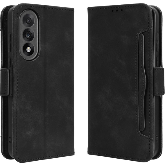 Θήκη με πτερύγιο για OnePlus Nord 5, Card Slot, μαύρη